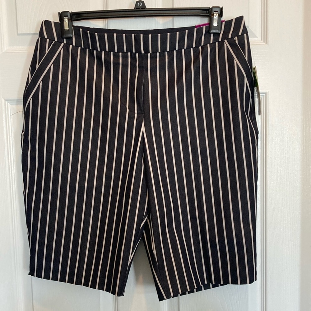 Investment Dark Blue & White Shorts Sz 12